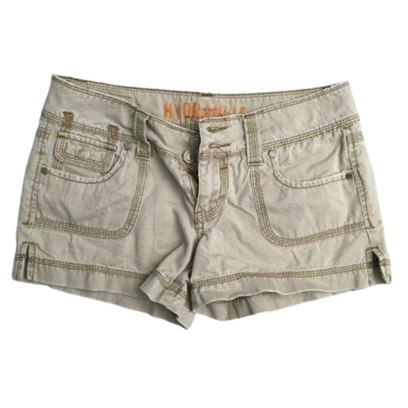 Hydraulic Light Brown Cargo Shorts Size 3/4 - Y2K, Streetwear, Casual