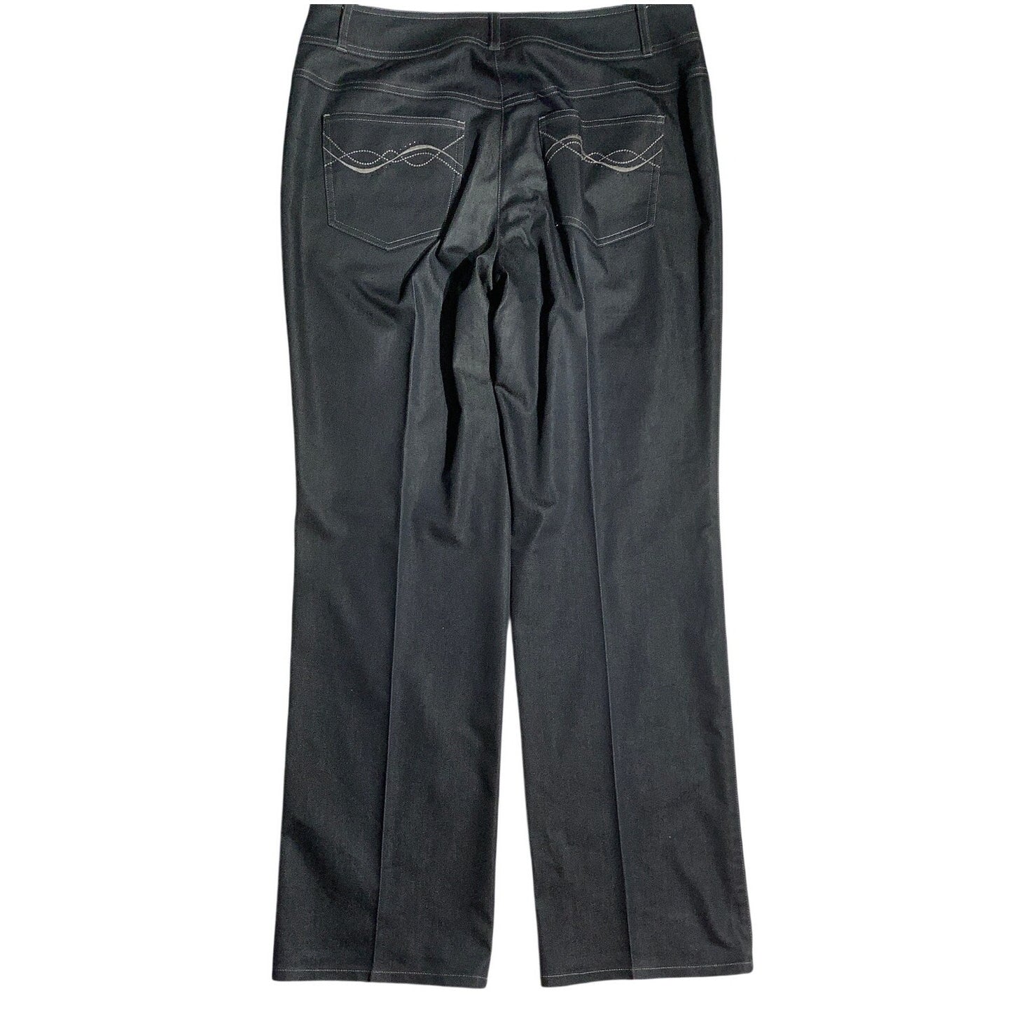Gerry Weber Black Studded Slim Pants Women’s 12 — Office, Classic, Glam