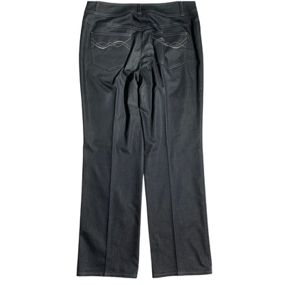 Gerry Weber Black Studded Slim Pants Women’s 12 — Office, Classic, Glam