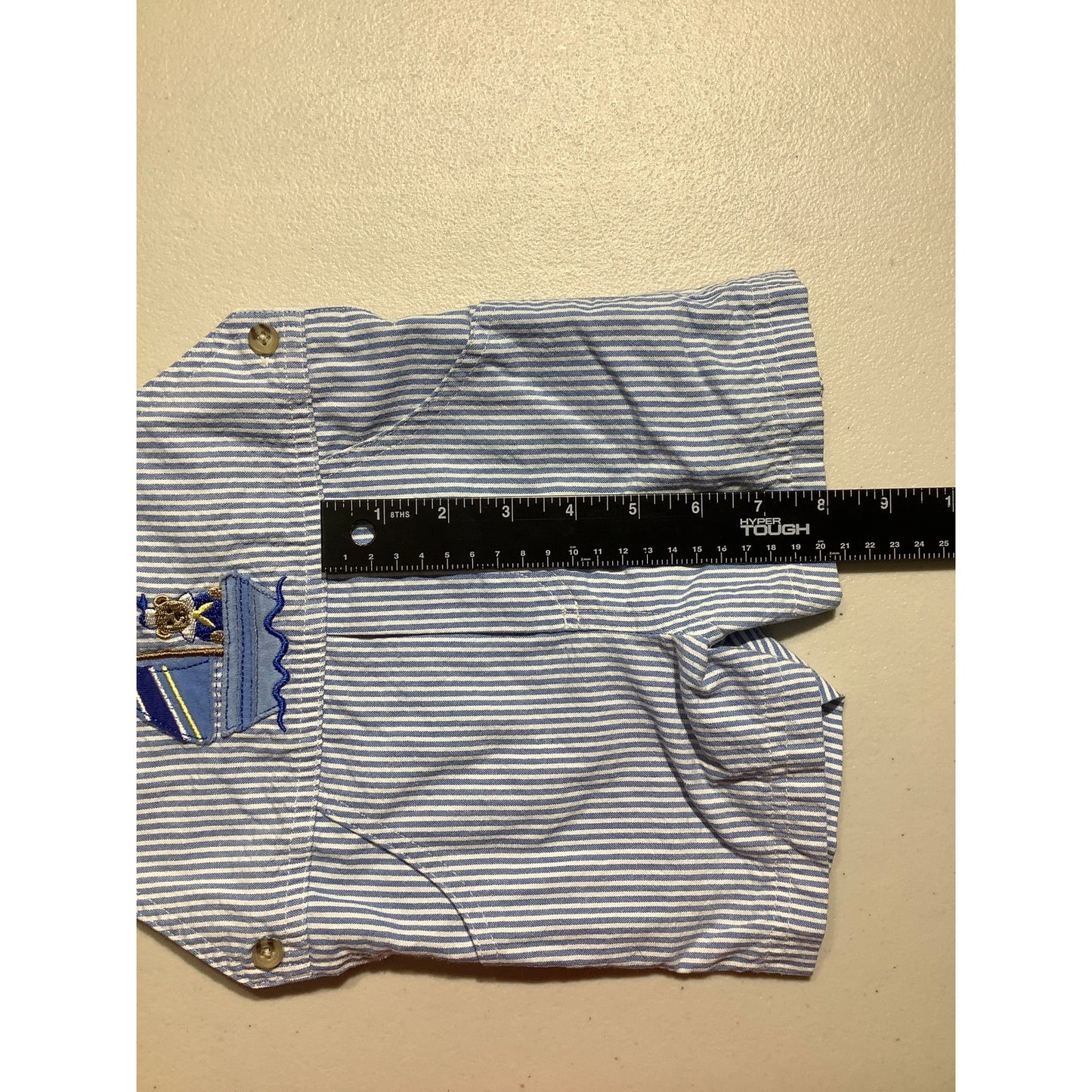 Starting Out Infant Striped Sailboat Shortalls 6M — Nautical, Cute, Classic