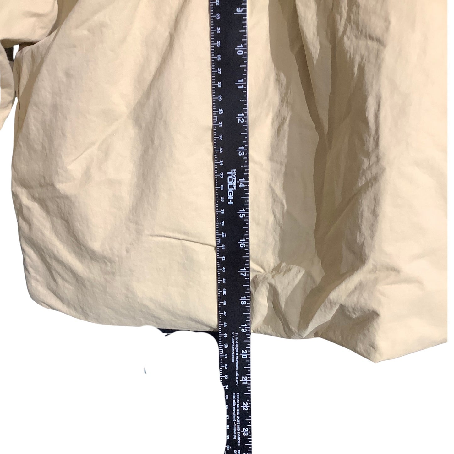 Tahari Tan Hooded Parka Jacket Girls Size LG 10/12 — Preppy, Classic, Dressy