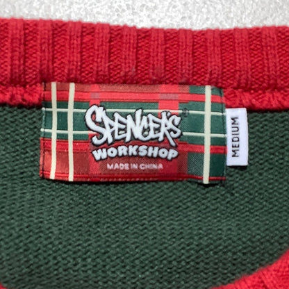 Spencer’s Christmas Light-Up Ugly Sweater Men’s Medium — Casual, Cozy, Season