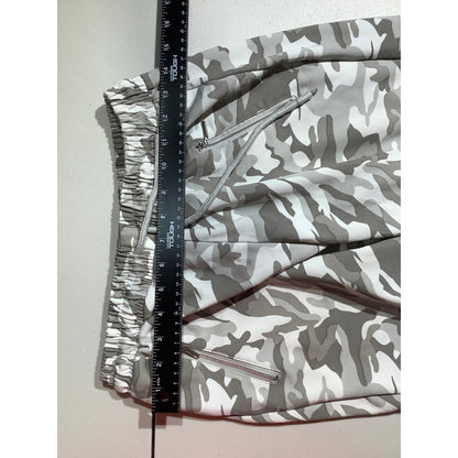Indero Camo Jogger Pants White/Gray Youth LG/XL — Athletic, Streetwear, Casual