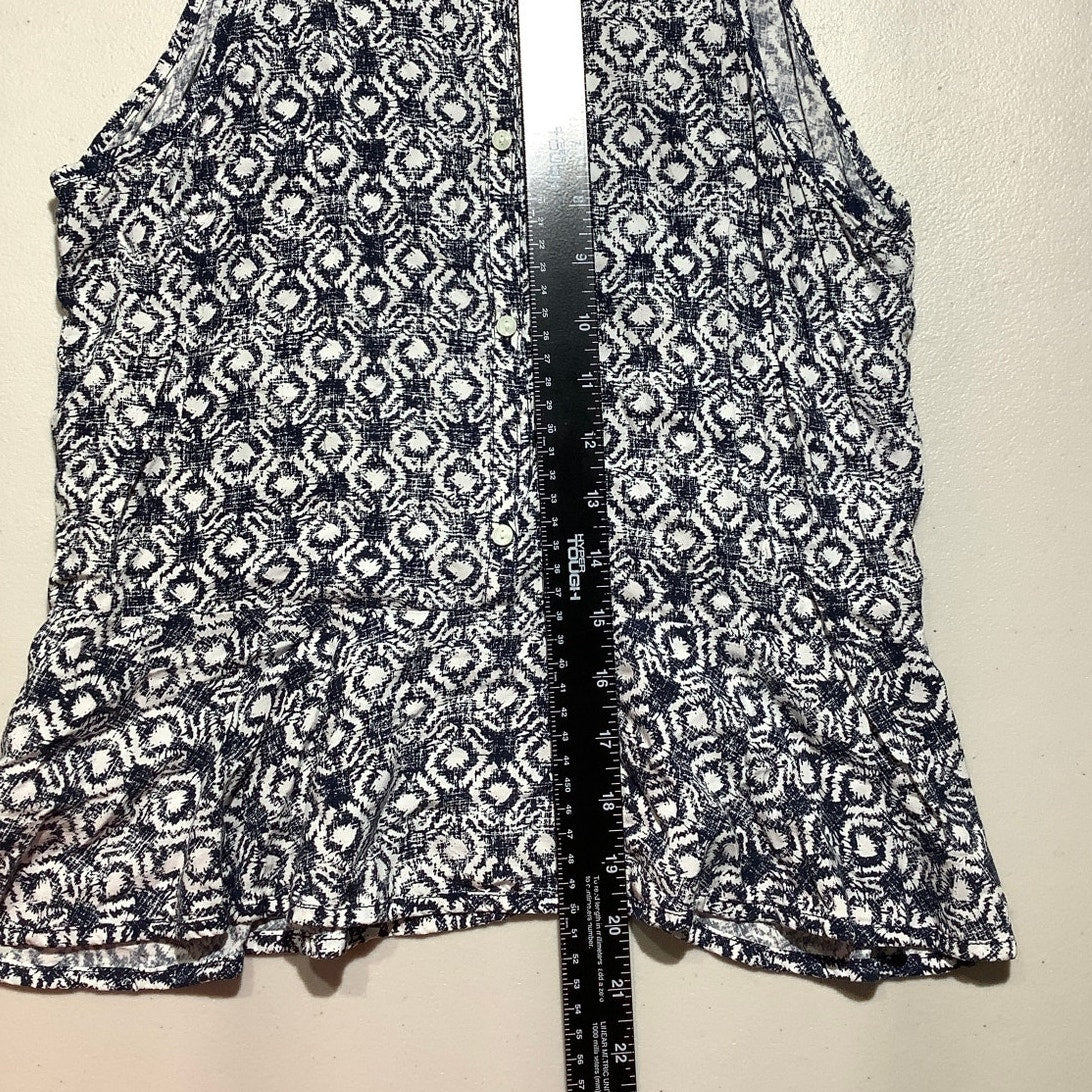 Abercrombie & Fitch Sleeveless Top Women’s Size M — Casual, Boho, Abstract Print