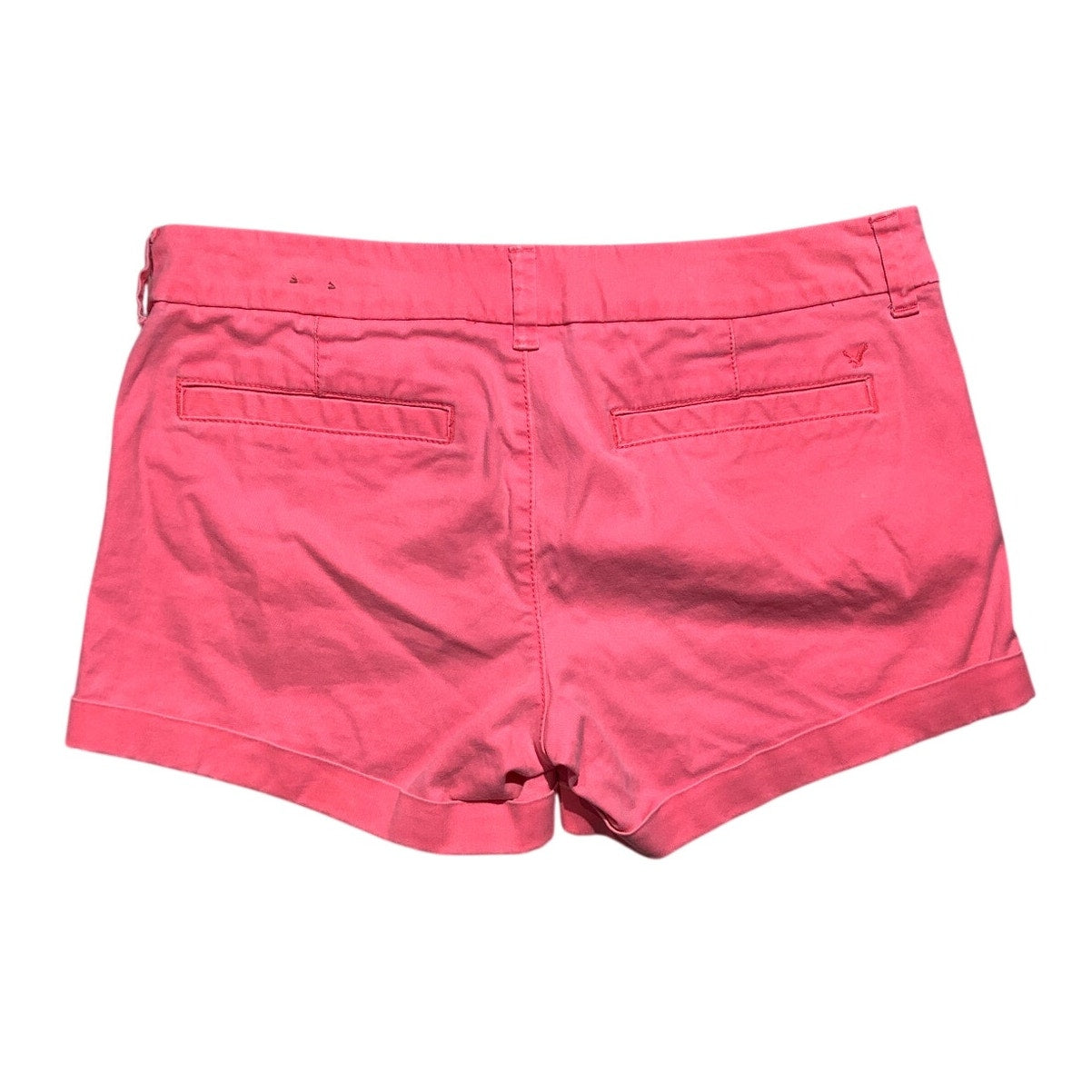 American Eagle Electric Pink Midi Chino Shorts Women’s 6 — Preppy, Y2K, Summer