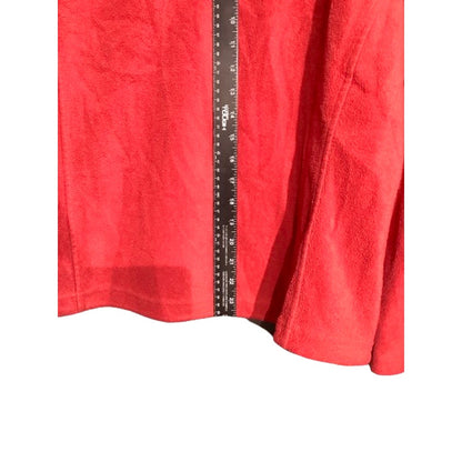 Columbia Full Zip Fleece Jacket Women’s Size XL Red — Outdoor, Warm, Cozy
