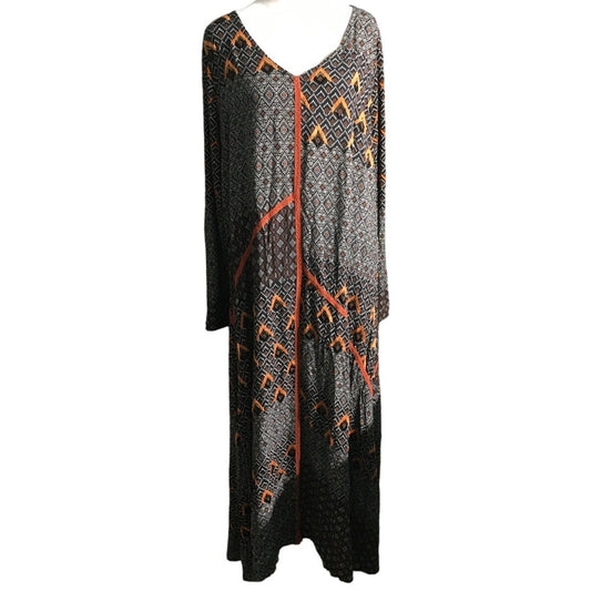 Soft Surroundings Maxi Dress XL – Boho, Artsy, Statement