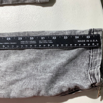 Reelistik NYC Gray Distressed Ankle-Zip Jeans Men’s 29 — Y2K, Streetwear,Casual