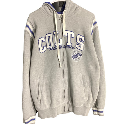 NFL Indianapolis Colts Zip-Up Hoodie Men's Size LG— Football, Sportswear, Casual