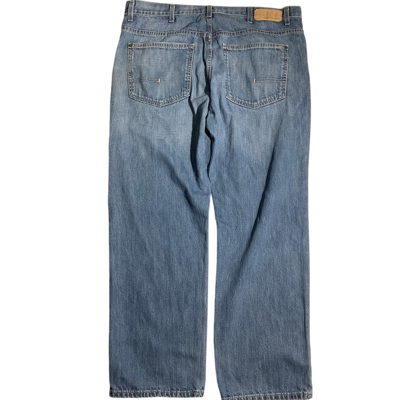 Calvin Klein Blue Jeans Men’s 38W — Relaxed Straight, Easy Fit, Classic