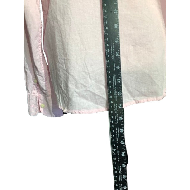 Tradlands Light Pink Button Down Shirt Size M – Minimalist, Preppy, Coquette