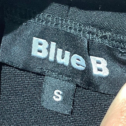 Blue B Black Asymmetrical Zip Jacket Women’s Size S — Modern, Casual, Chic
