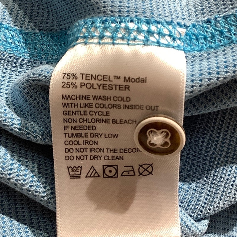 Tommy Bahama Blue Textured Polo Shirt Men’s XXL — Coastal, Golf, Resort