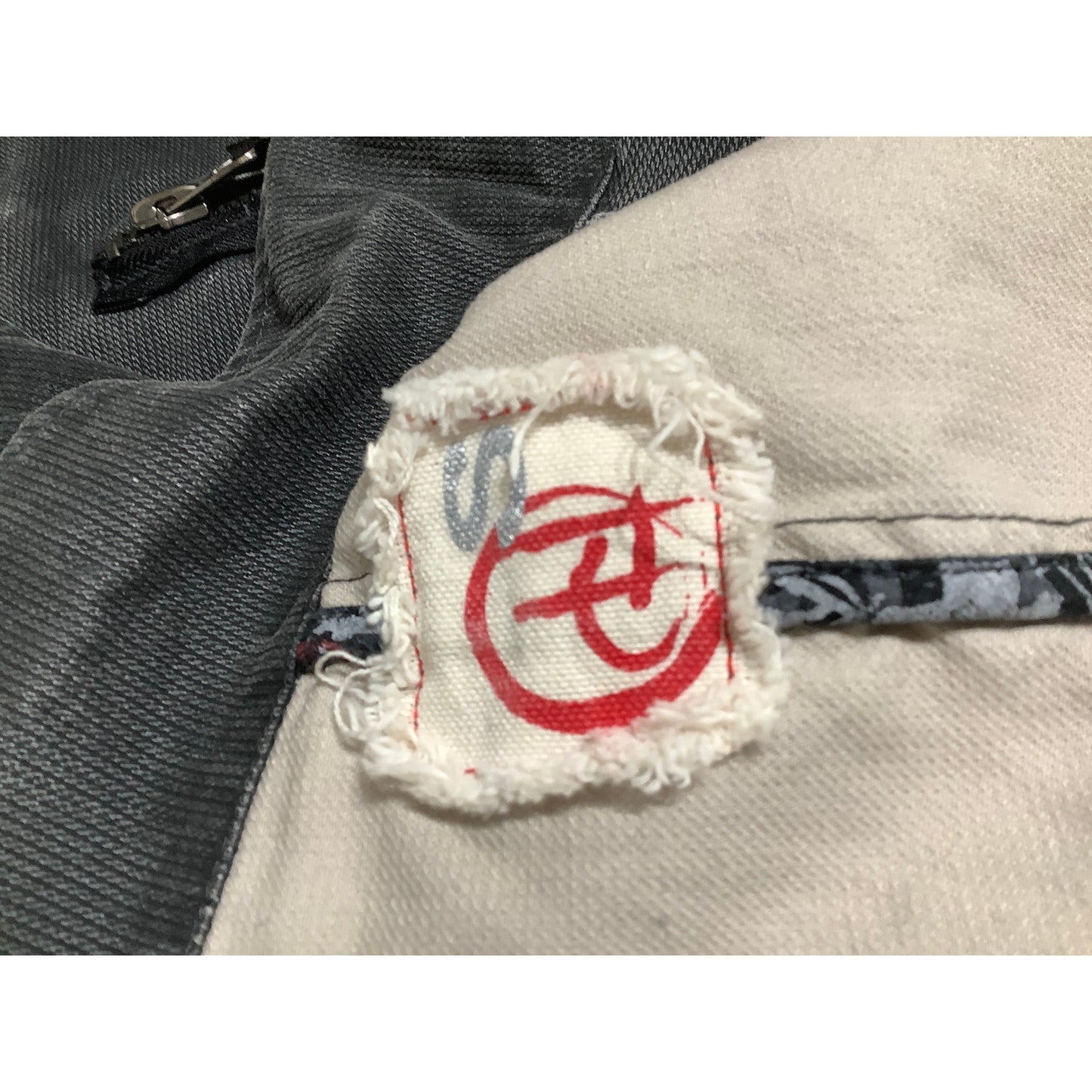 Chor Grey Jean Vest Size Small - Grunge, Edgy, Streetwear