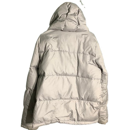 Abercrombie & Fitch Men’s Gray Puffer Jacket Large – Down Fill, Warm, Hooded