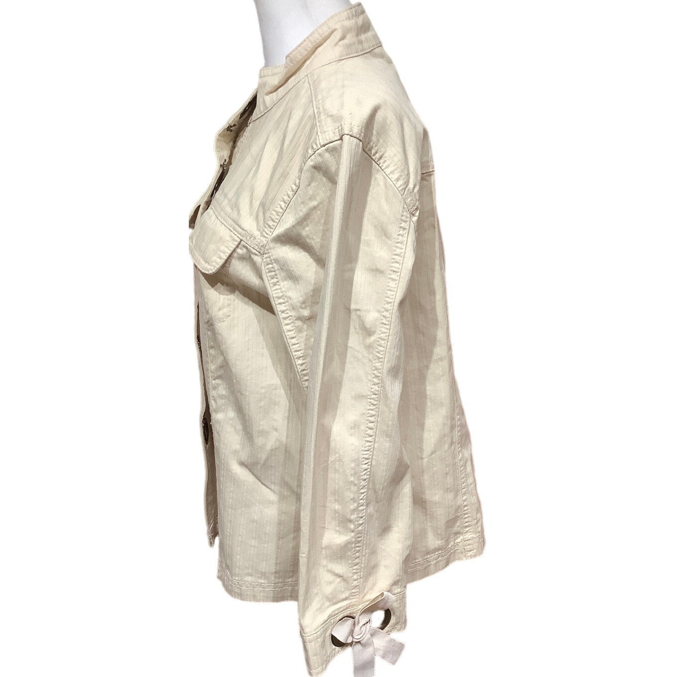 LAL - Live a Little Cream Jacket, Boho, Minimalist, Casual