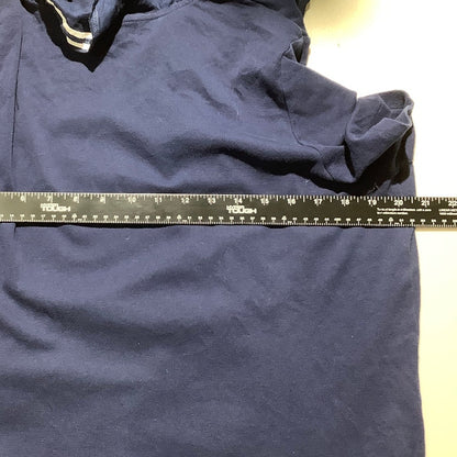 Lauren Ralph Lauren Navy Cotton Blouse Women’s Size 2X –Ruffle, Nautical, Casual