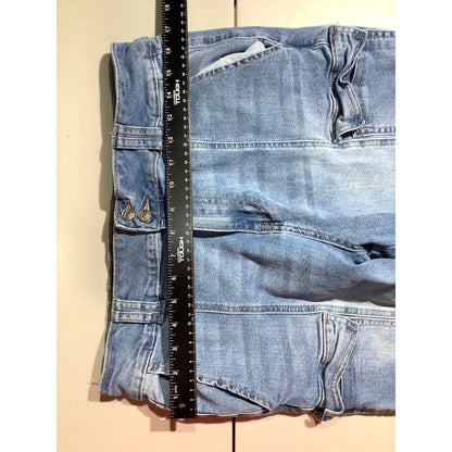 Madden NYC Cargo Wide Leg Jeans Women’s Size 14 — Skate, Y2K, Streetwear