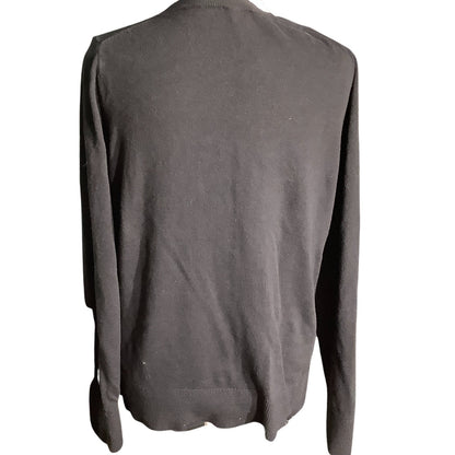 Talbots “Cheers” Graphic Sweater Women’s Medium — Cashmere , Soft Knit, Festive