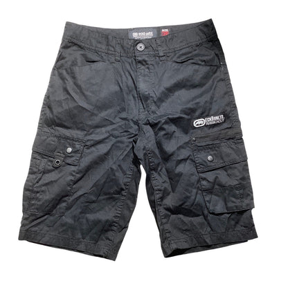 Ecko Unltd Black Cargo Shorts Men’s Size 29 – Streetwear, Utility, Raw Cut