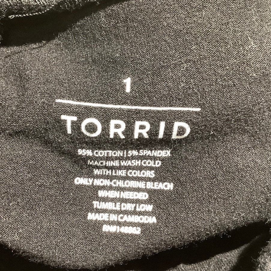 Torrid Stretch Waist Leggings Women’s Size 1 — Pull-On, Comfortable, Everyday