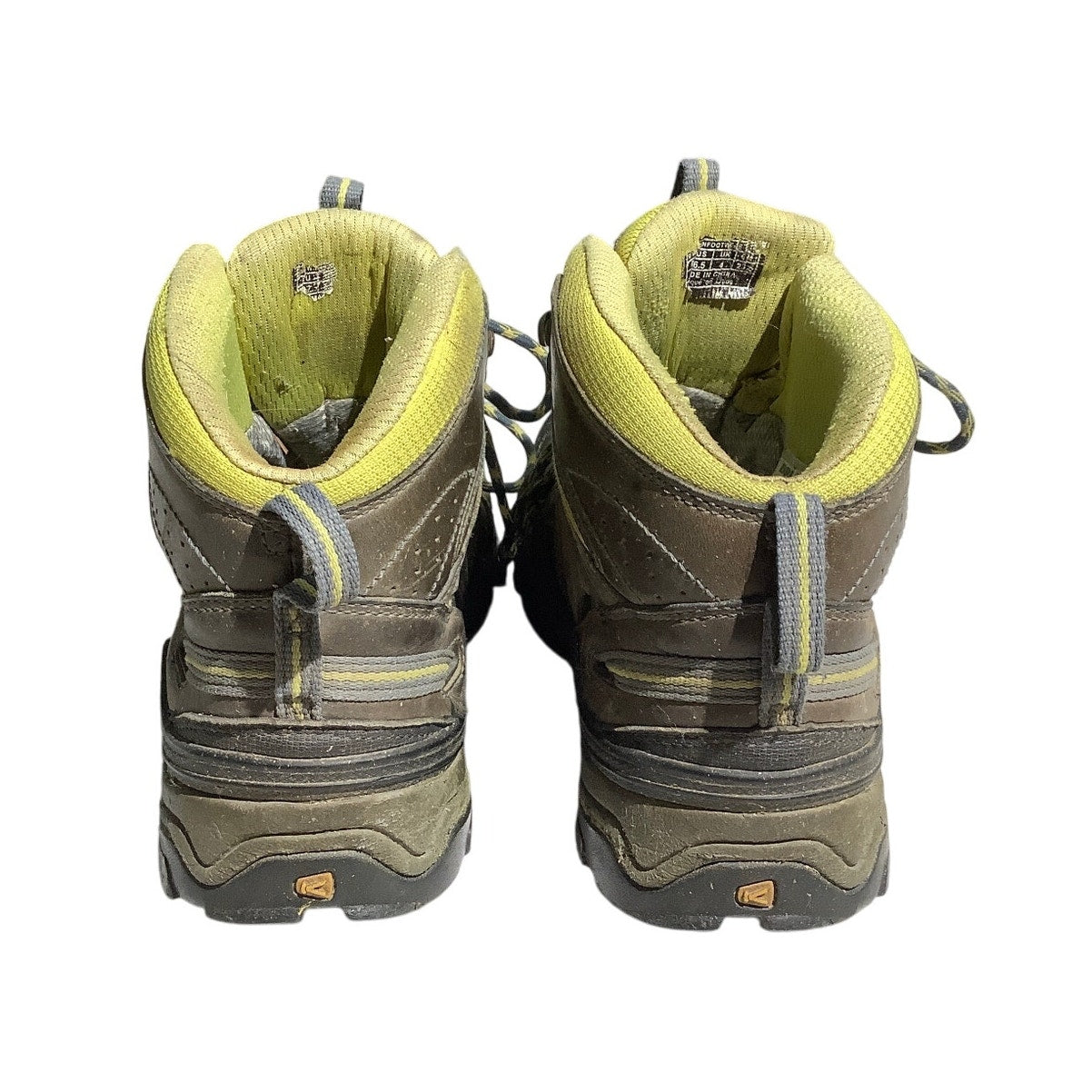 Keen Women’s Hiking Boots Size 6.5 — Brown/Yellow, Gypsum Mid, Leather Trail