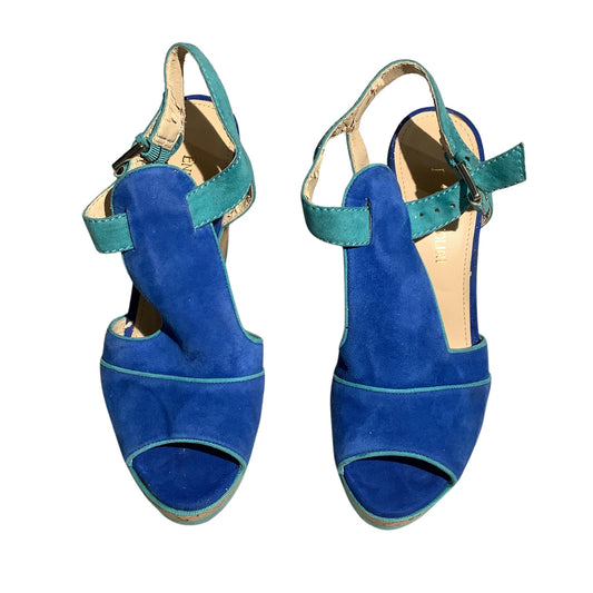 Enzo Angiolini Platform Wedges Women Size 5.5  — Y2K, Resort, Statement