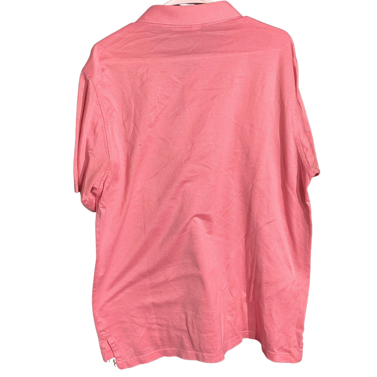 Peter Millar Men’s Large Pink 100% Cotton Golf Polo — Preppy, Classic, Golf