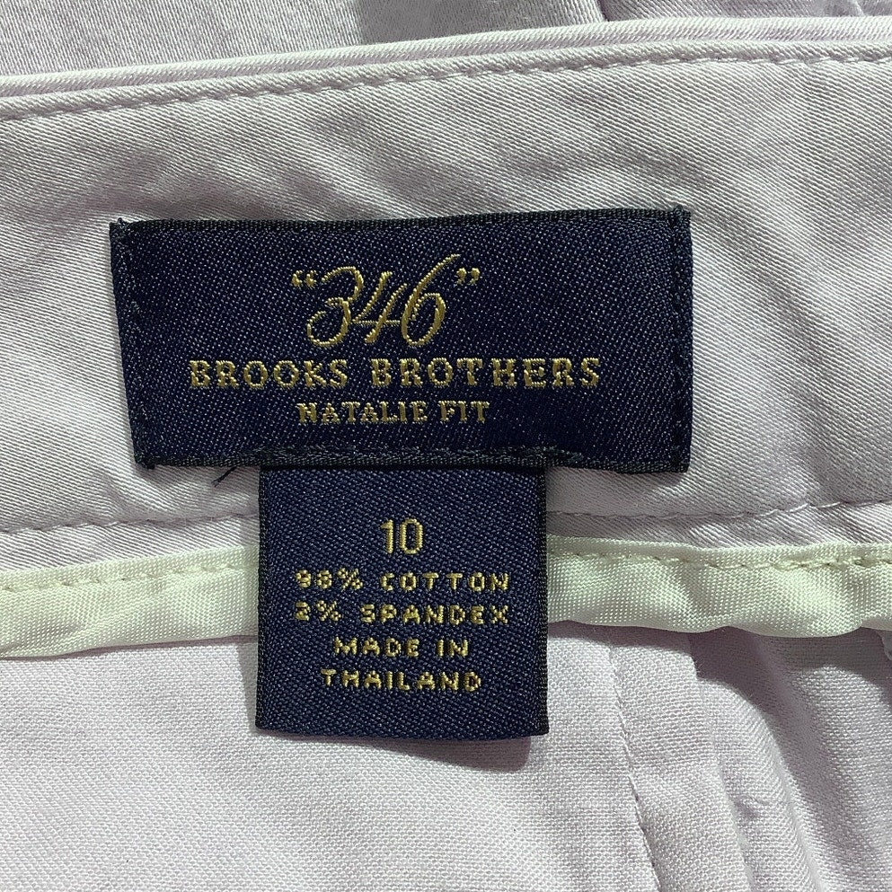 Brooks Brothers Women’s Size 10 346 Natalie Pants— Light Purple, Classic, Career