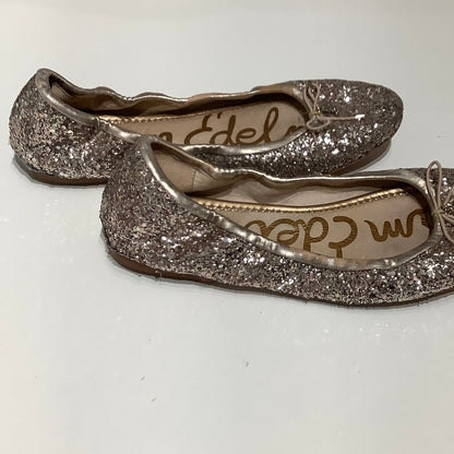 Sam Edelman Rose Gold Glitter Flats Size 8.5 - Coquette, Feminine, Party