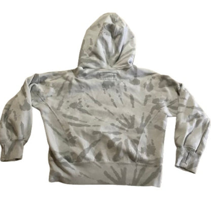 Abercrombie Kids Grey Tie-Dye Hoodie Size 7/8 - Y2K, Cozy, Casual