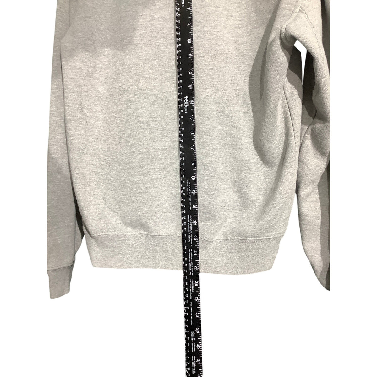 Empyre Men's Small Light Gray Angel Tears Pullover Hoodie Kangaroo Pocket