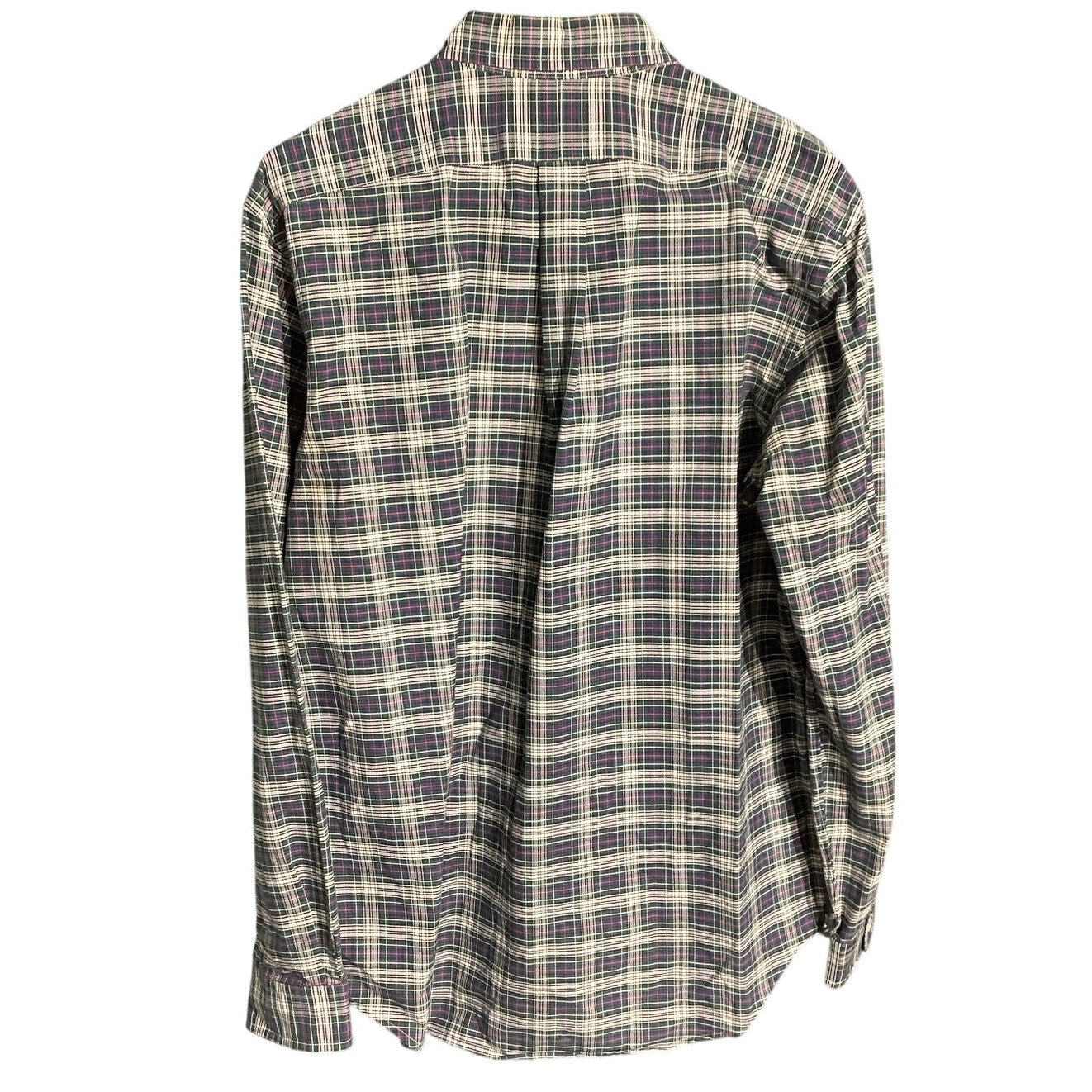 Ralph Lauren Plaid Button Down Shirt Men’s L — Preppy, Casual, Classic