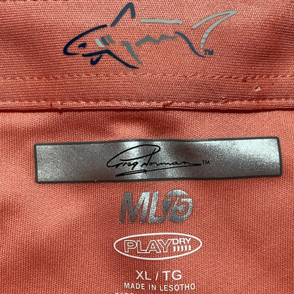Greg Norman ML75 Golf Polo Coral Men’s XL Vine — Golf, Preppy, Sporty