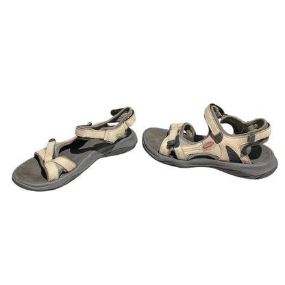 Teva Waterproof Nubuck Leather Sandals Women 5 — Outdoor, Hiking, Adjustable