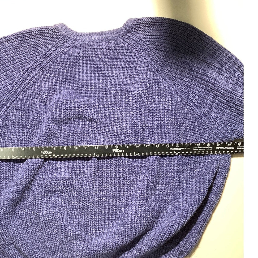 L.L. Bean Vintage Blue Cotton Sweater Men XL Tall — 90s, Outdoor, Classic