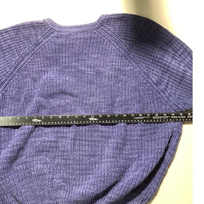 L.L. Bean Vintage Blue Cotton Sweater Men XL Tall — 90s, Outdoor, Classic