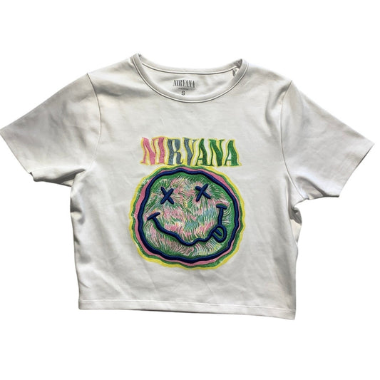 Nirvana Child Small Graphic Tee- Cool, Casual, Vintage-Inspired