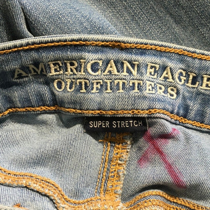 American Eagle Light Wash Jeggings Size 2 Long - Y2K, Casual, Stretch