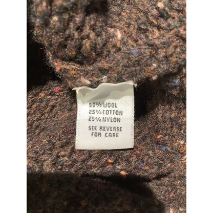 Talbots Confetti Knit Sleeveless Zip Hoodie Women Small — Cozy, Layering, Casual