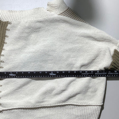 POL Hooded Sweater Top Women’s Size S/M — Boho, Patchwork, Oversized