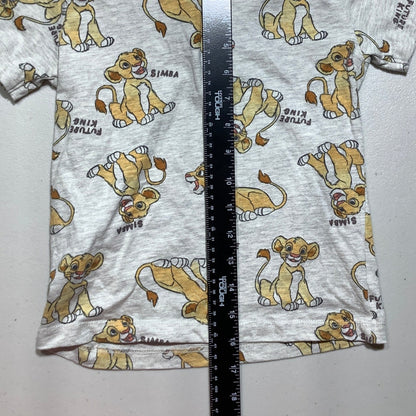 Disney The Lion King Simba Polo Size 5T — Graphic Print, Future King, Casual