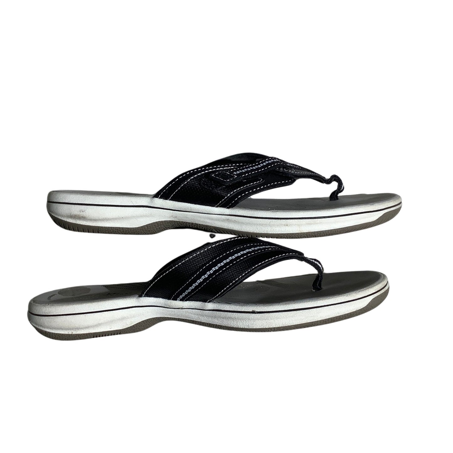 Clarks Cloudsteppers Brinkley Jaxx Flip Flops Women’s 8M—Casual, Comfort, Summer