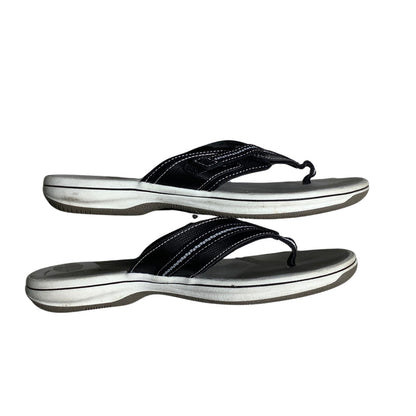 Clarks Cloudsteppers Brinkley Jaxx Flip Flops Women’s 8M—Casual, Comfort, Summer