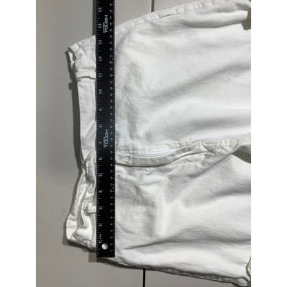PrettyLittleThing White Cargo Pants Women’s Size 4 — Y2K, Streetwear, Utility
