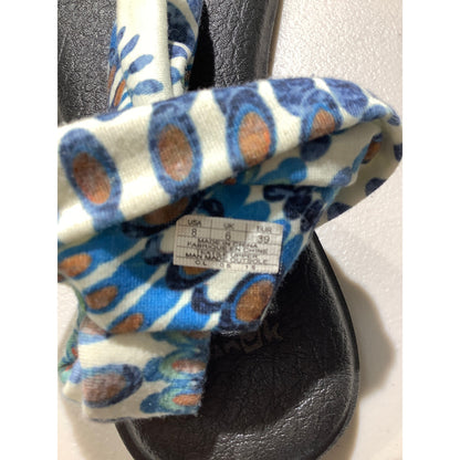 Sanuk Yoga Sling 2 Printed Sandals Women’s Size 8 — Boho, Comfort, Casual