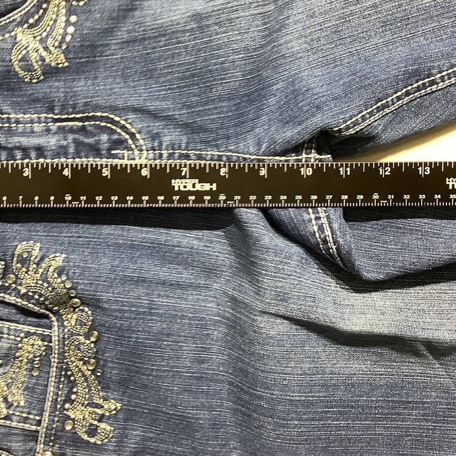 One 5 One Authentic Denim Collection Capris 10 – Embellished, Stylish, Comfy