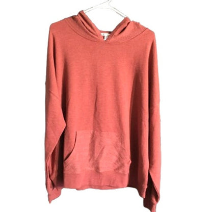 Seven7 Light Red Hoodie Size XXL - Cozy, Minimalist, Athleisure