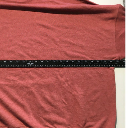 Seven7 Light Red Hoodie Size XXL - Cozy, Minimalist, Athleisure