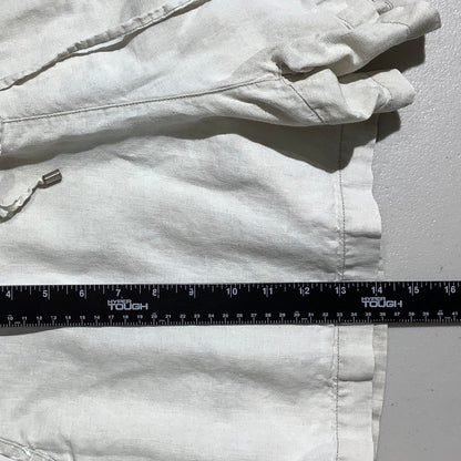 Tommy Bahama Linen Drawstring Shorts Women’s Size L — Coastal, Resort, Casual